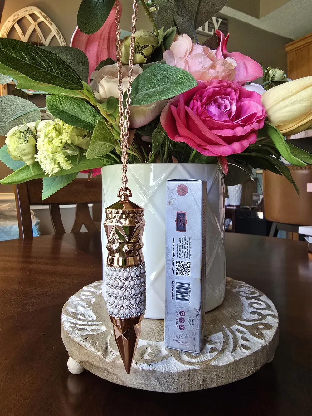 Enlightenment - Velvet Lipstick With Beautiful Holder.
